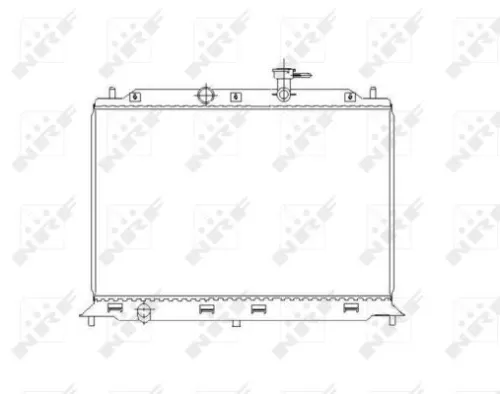 NRF NRF 53491 NRF Radiator Engine Cooling Fits Kia Rio 