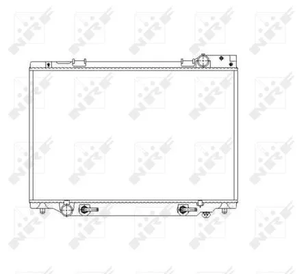 NRF NRF 53539 NRF Radiator Engine Cooling Fits Toyota Previa 