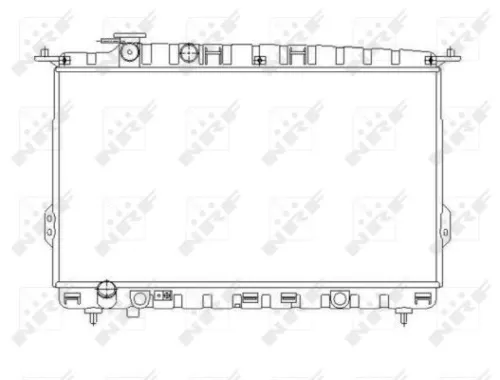 NRF NRF 53642 NRF Radiator Engine Cooling Fits Hyundai Kia Magentis Opirus Sonata Xg 