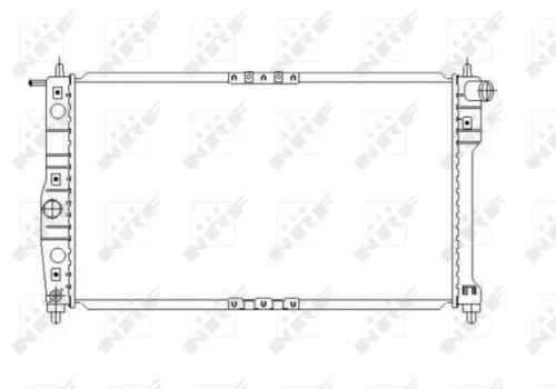 NRF NRF 53649 NRF Radiator Engine Cooling Fits Daewoo Leganza Nubira 