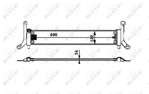NRF NRF 53715 NRF Radiator Engine Cooling Fits Audi Porsche Vw Cayenne Q7 Touareg 