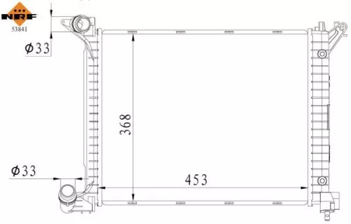 NRF NRF 53841 NRF Radiator Engine Cooling Fits Mini Mini 