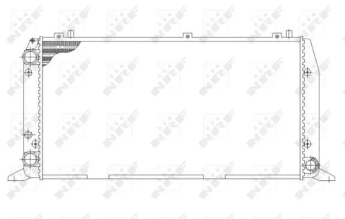 NRF NRF 54602 NRF Radiator Engine Cooling Fits Audi 100 80 90 Cabriolet Coupe 