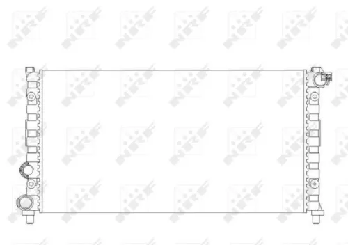 NRF NRF 58765 NRF Radiator Engine Cooling Fits Seat Ibiza Malaga Ronda 