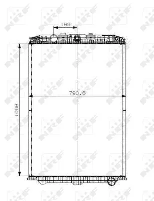 NRF NRF 509559 NRF Radiator Engine Cooling Fits Daf Xf 105 