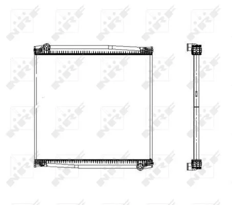 NRF NRF 509587 NRF Radiator Engine Cooling Fits Scania 4 - Series 