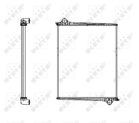 NRF NRF 509598 NRF Radiator Engine Cooling Fits Scania 4 - Series 