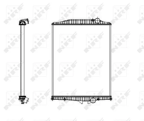 NRF NRF 519701 NRF Radiator Engine Cooling Fits Volvo Fh12 Fm Fm Ii Fm10 Fm12 Fm7 Fm9 Fmx Fmx 