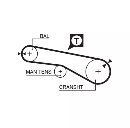 GATES GATES K015609XS Gates Timing Belt Kit / Set Fits Mitsubishi Galant Grandis Outlander 