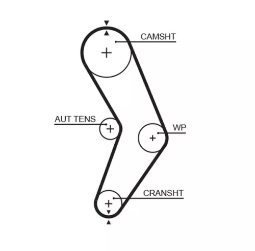 GATES GATES K015662XS Gates Timing Belt Kit / Set Fits Nissan Dacia Renault 