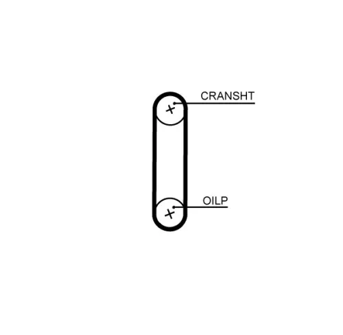 GATES GATES K03T354HOB Gates Timing Belt Kit / Set Fits Ford B-Max C-Max Ecosport Fiesta Focus G 