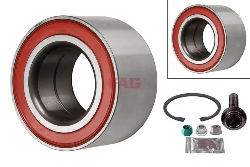 Fag Front Wheel Bearing Kit Fits Audi Seat Vw A3 Golf Leon Tt