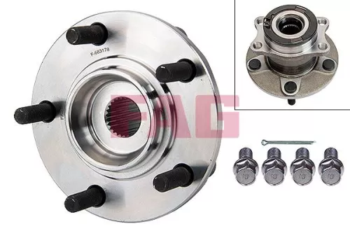 Fag Rear Wheel Bearing Kit Fits Citroën Jeep Mitsubishi Peugeot 4008 Asx Asx Van