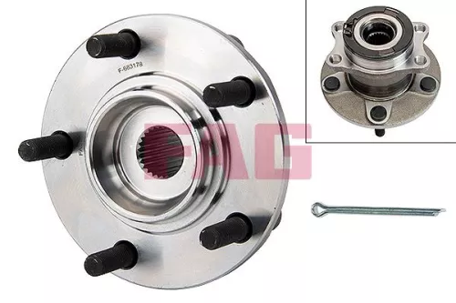 Fag Rear Wheel Bearing Kit Fits Citroën Jeep Mitsubishi Peugeot 4008 Asx Asx Van