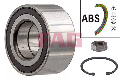 Fag Front Wheel Bearing Kit Fits Citroën Ds Opel Peugeot Vauxhall 2008 208 C4 Co