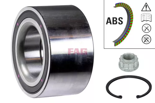Fag Rear Wheel Bearing Kit Fits Mercedes-benz Gl-class Gle Gls M-class