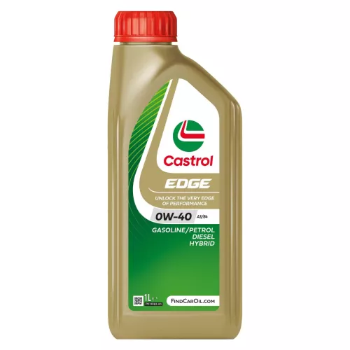 15F6B4 Castrol Edge Car Engine Oil 1L 1 Litre 0W40 0W-40 A3 B4 Fully Synthetic