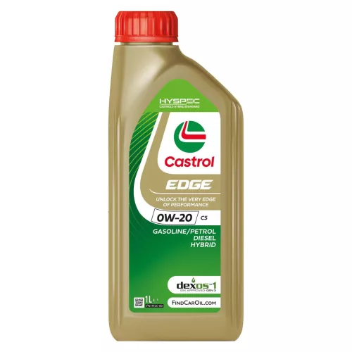 15F6E6 Castrol EDGE 0W-20 C5 Fully Synthetic Engine Oil Hyspec Standard 1 Litre