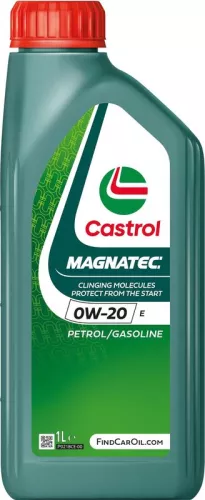 15FD09 Castrol MAGNATEC 0W-20 0W20 E H 8A Fully Synthetic Engine Oil 1 Litre 1L