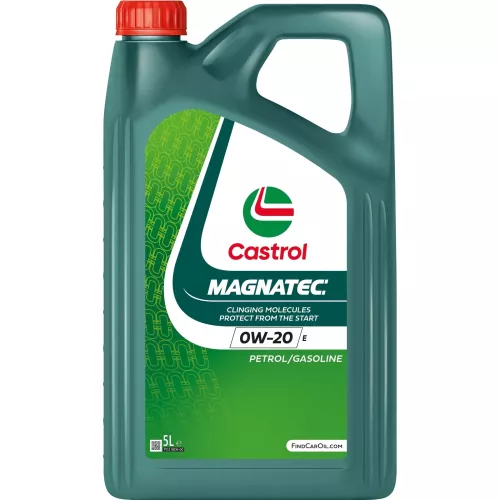 Castrol Magnatec 0W-20 E Fully Synthetic Car Engine Oil 15FD0E - 5 Litres 5 L