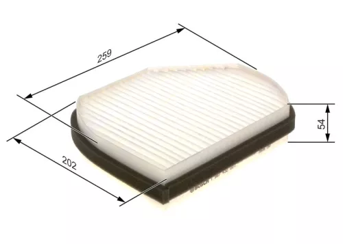 Cabin Pollen Filter Fits Mercedes Chrysler C-Class Clk Crossfire E-Class + more