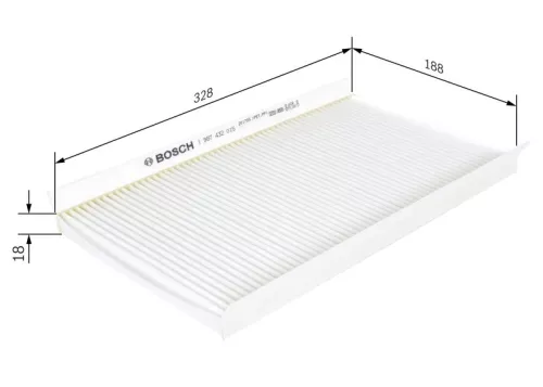 Bosch Cabin Pollen Filter Fits Vauxhall Chevrolet Combo Corsa Corsavan Tigra