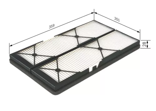 Bosch Cabin Pollen Filter Fits Mercedes V-Class Vito