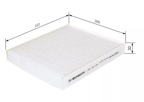 Bosch Cabin Pollen Filter Fits Honda Rover 400 Civic Cr-V