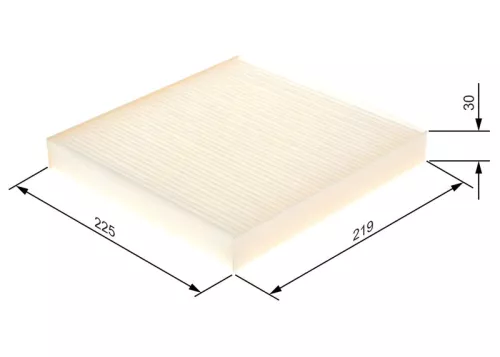 Cabin Pollen Filter Fits Peugeot Berlingo / Berlingo First Partner + more