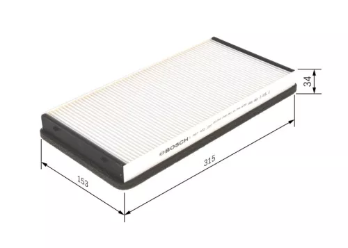 Bosch Cabin Pollen Filter Fits Porsche 911 Boxster Cayman