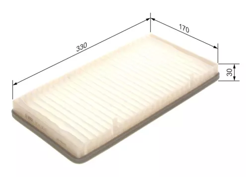 BOSCH BOSCH 1 987 432 208 Bosch Cabin Pollen Filter Fits Nissan Vauxhall Renault 