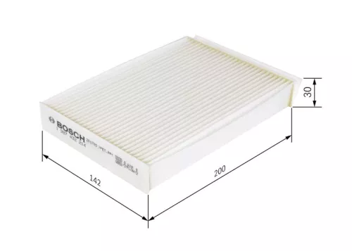 Bosch Cabin Pollen Filter Fits Vauxhall Suzuki Agila Splash