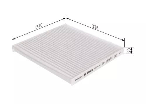 Bosch Cabin Pollen Filter Fits Nissan Almera Micra Note Sunny Versa