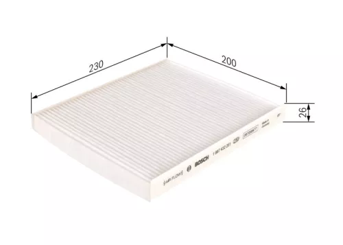 Bosch Cabin Pollen Filter Fits Alfa Giulietta