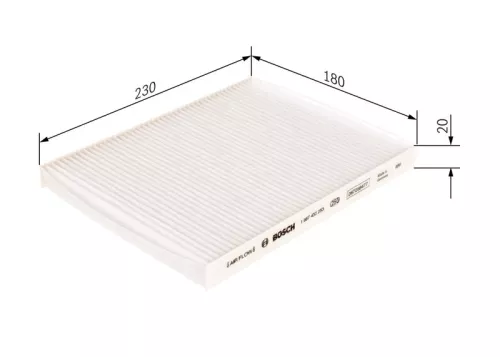 Bosch Cabin Pollen Filter Fits Hyundai Kia Ix20 Venga