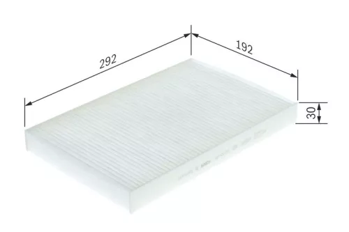 Bosch Cabin Pollen Filter Fits Iveco Daily Massif