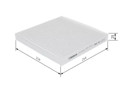 Bosch Cabin Pollen Filter Fits Smart Fortwo