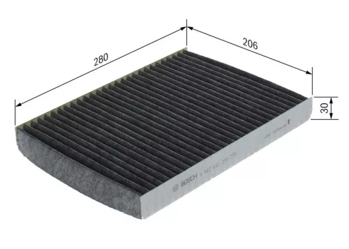 Bosch Cabin Pollen Filter Fits Audi VW Skoda