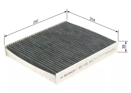 Bosch Cabin Pollen Filter Fits Vauxhall Chevrolet Saab