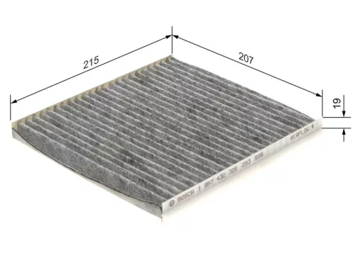 Bosch Cabin Pollen Filter Fits Toyota Lexus Subaru