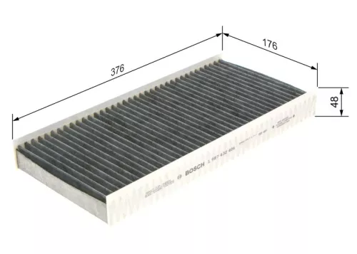 Bosch Cabin Pollen Filter Fits Toyota Fiat Peugeot