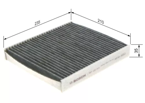 Bosch Cabin Pollen Filter Fits Ford Volvo C30 C70 Focus S40 V50