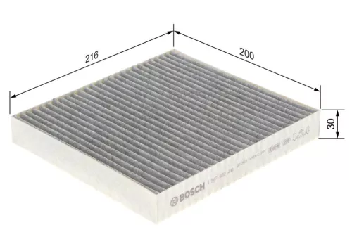 Bosch Cabin Pollen Filter Fits Fiat Isuzu Mitsubishi Peugeot + more
