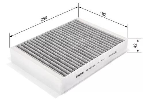 Bosch Cabin Pollen Filter Fits Jaguar S-Type