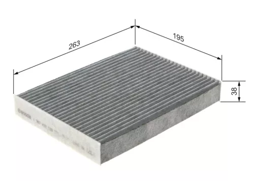 Bosch Cabin Pollen Filter Fits Nissan Vauxhall Fiat Renault + more