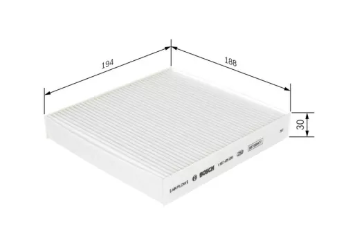 Cabin Pollen Filter Fits Chrysler Fiat 500 500 / 595 / 695 500 C 500C / + more