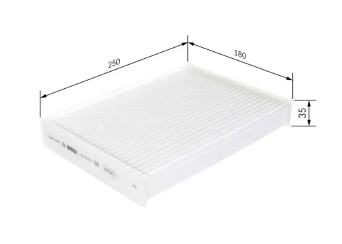 Bosch Cabin Pollen Filter Fits Nissan Dacia Renault