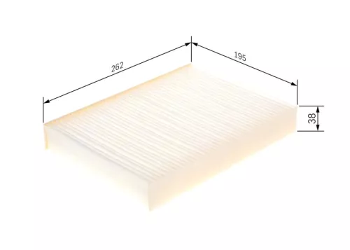 Bosch Cabin Pollen Filter Fits Nissan Vauxhall Fiat Renault + more