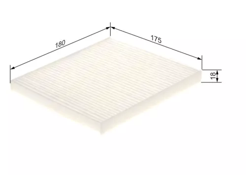Cabin Pollen Filter Fits Mitsubishi Mirage Mirage / Space Star Xpander Cross