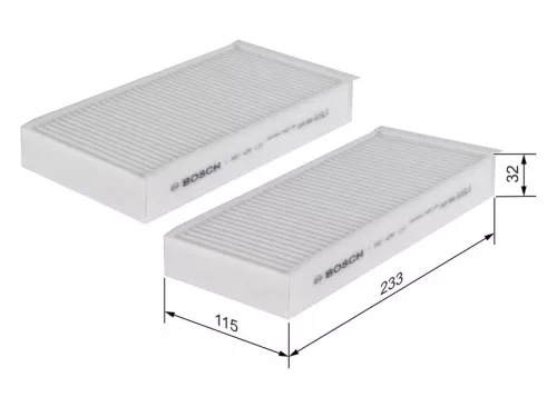 BOSCH BOSCH 1 987 435 110 Bosch Cabin Pollen Filter Fits BMW Mini 1 2 I3 Mini Clubman Countryman X1 X2 